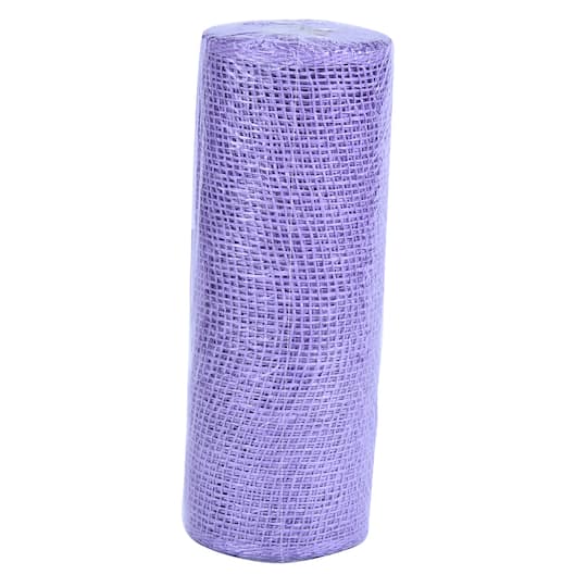 Michaels, 10" x 19ft. Purple Poly Burlap Mesh by Celebrate It™ – Category: Mesh
